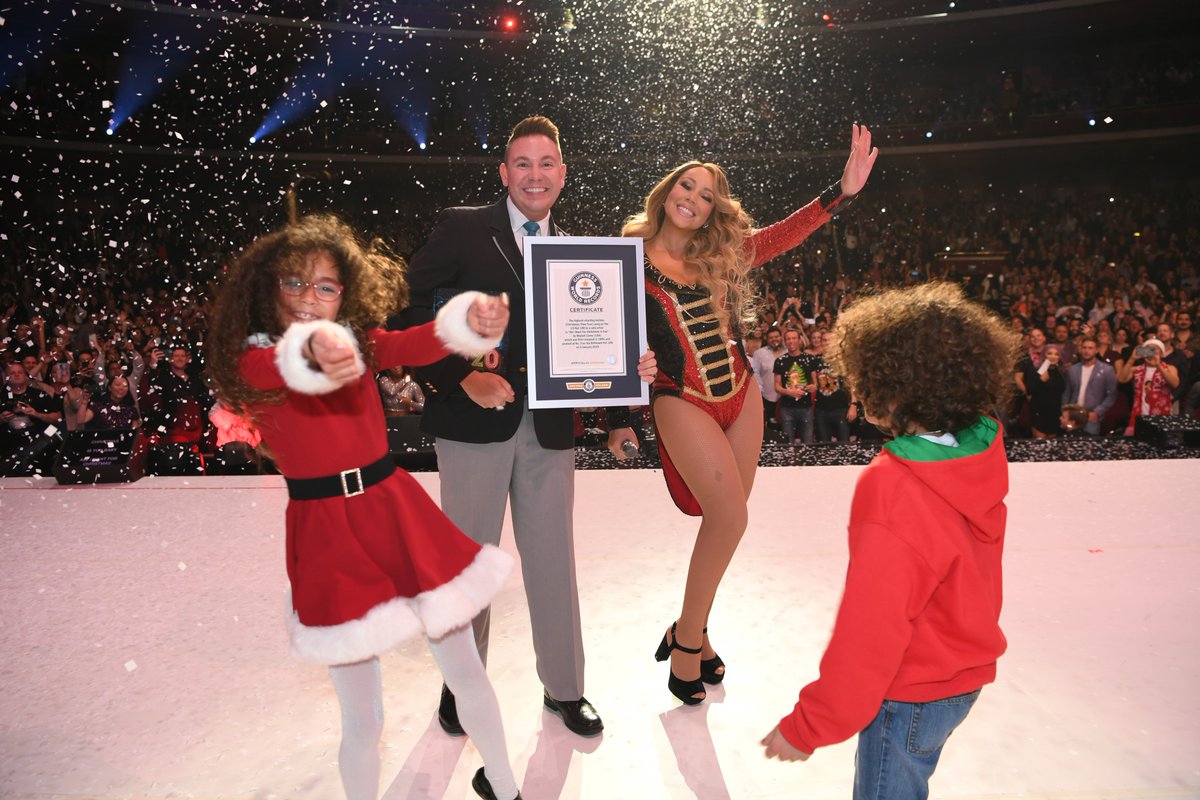 GWR's tweet photo. It’s official – we’re pleased to congratulate the Queen of Christmas @MariahCarey on her record for the highest-charting holiday song on the @Billboard US Hot 100 by a solo artist for her iconic holiday single #AllIWantForChristmasIsYou

Full story here: https://t.co/wdnthp9DPg https://t.co/rsSCNgGzGk