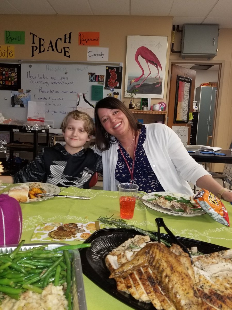 rivergirl156's tweet image. With a Wegman's turkey dinner donated by my dad, my mom's china &amp;amp; silver, we had an amazing day! New tradition of Cheetos to add to old tradition of Saccardi Turkey Point! Kids even made go-to boxes from extras for fam &amp;amp; custodians. I loved today. #NCSDlearns #ChooseJoyNCSD
