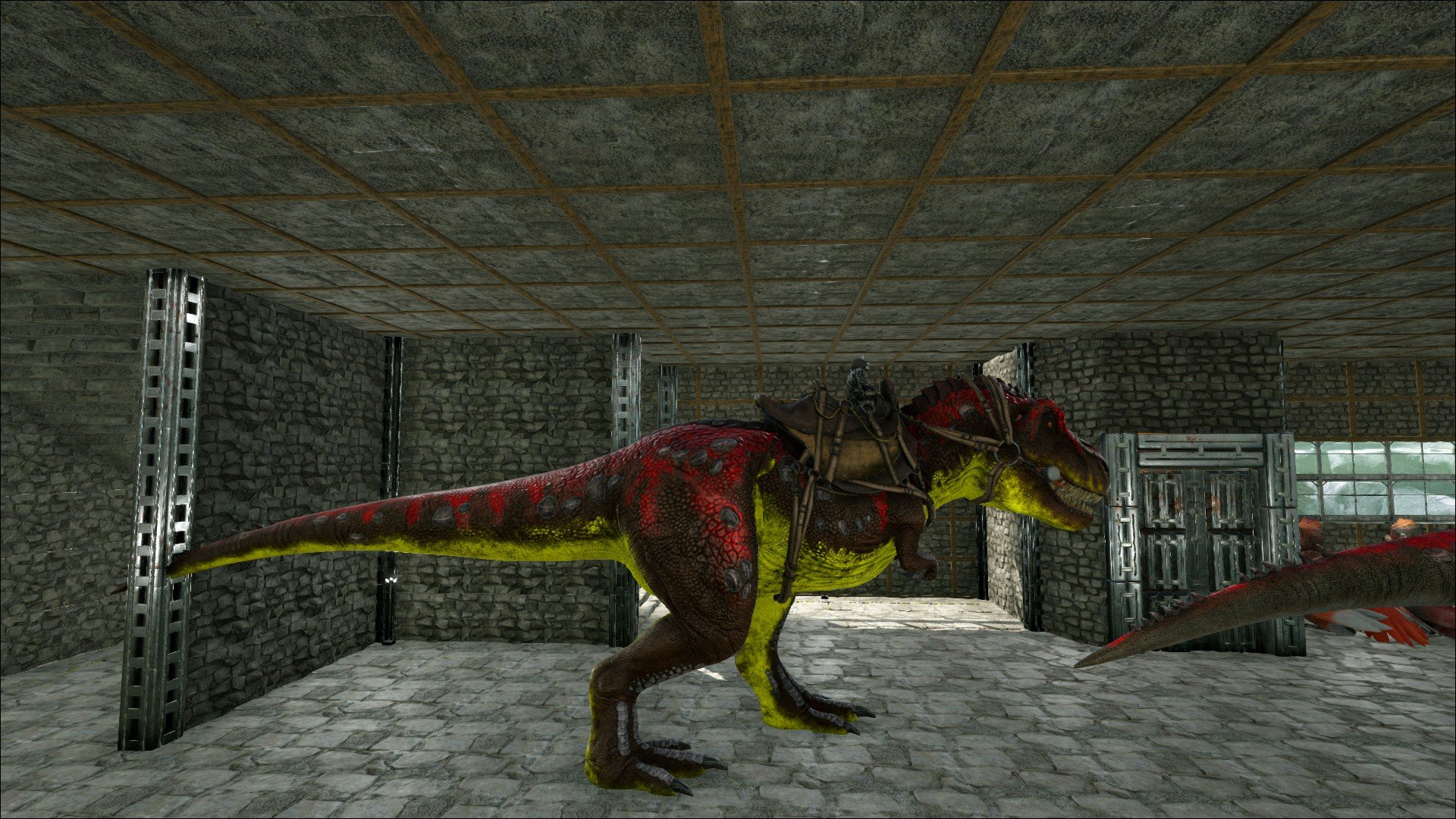 魅惑色のぱんだ Ark 昨日の夜 叉骨集めに行こうと思ったらイベカラーの150レックス見つけてテイム開始 ヒエノドンに追われるサーベルタイガーがテイム中のレックスにダイレクトイン ヒエノドンガジガジガジガジ メレー250だったから1回起こしてまた