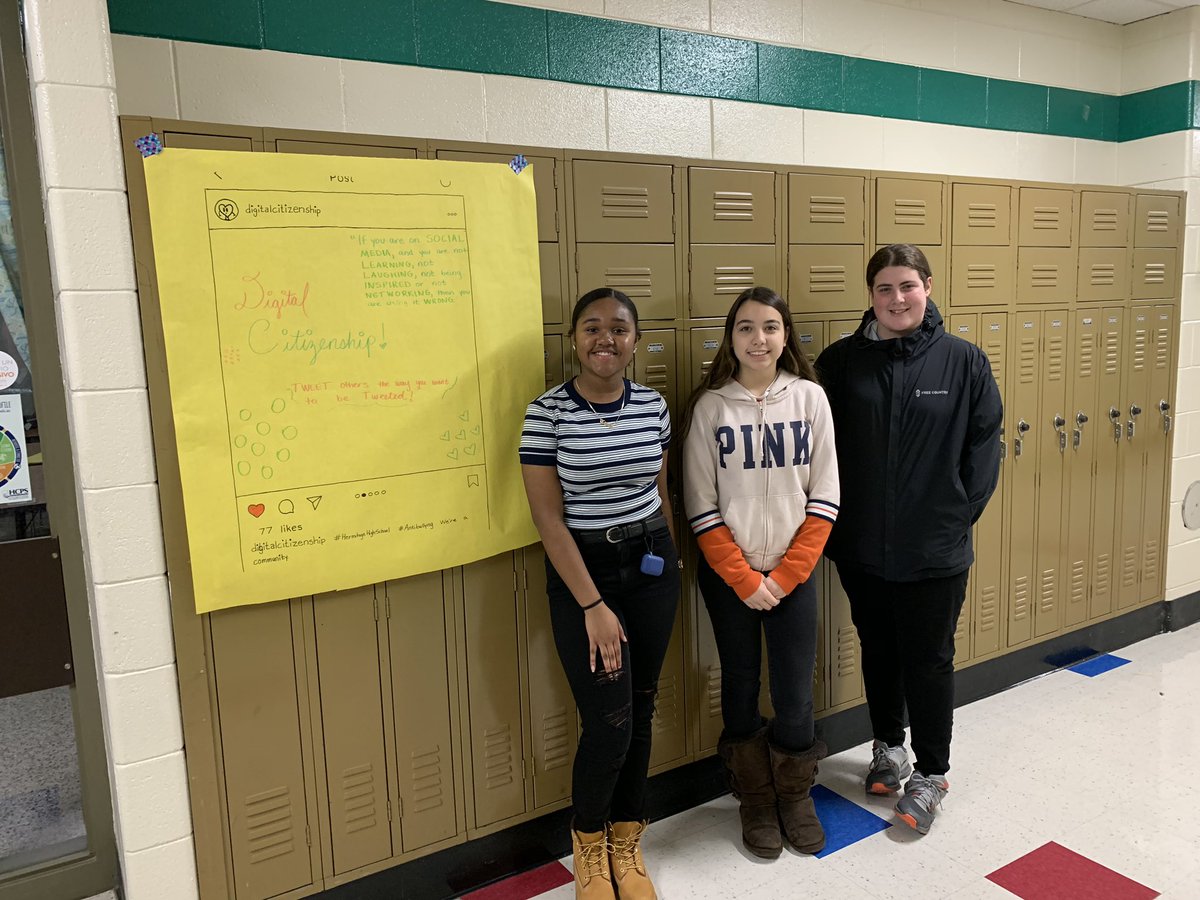 MellardMrs's tweet photo. Digital citizenship locker competition today. Our students demonstrated what they’ve learned about how to use the internet responsibility. I can’t wait to see who wins!! @MelissaWoltz @DrJackson_EDU #RollPride #GlobalCitizen https://t.co/MxtlgtBs9K