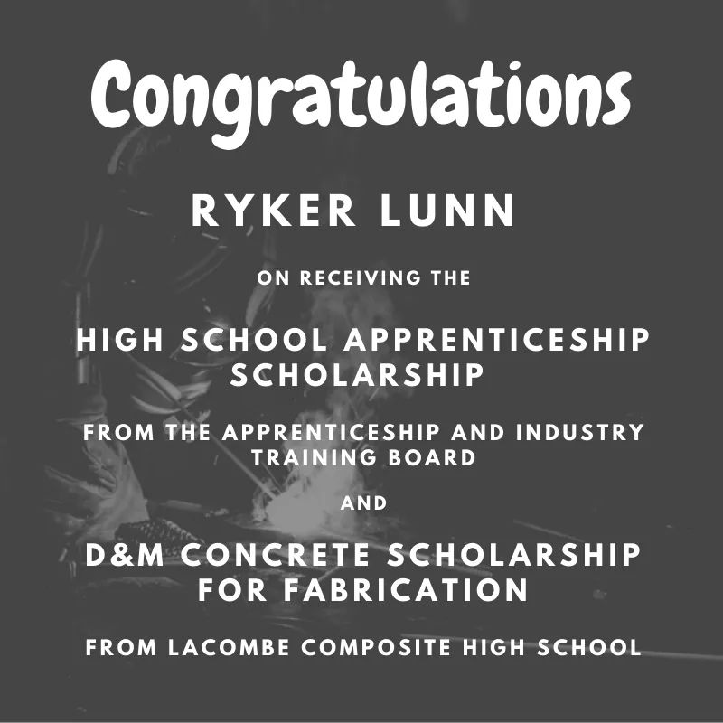 DMConcrete's tweet photo. We are excited he works here at D&amp;M and won 2 awards. https://t.co/RK6iSw8XDN