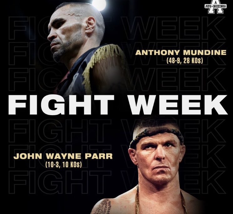 Mundine_Promo's tweet photo. It’s #MundineParr fight week @BCEC_Brisbane Saturday Nov 30th This will be an action packed fight. Watch “The Man” vs “The Gunslinger” #Boxing https://t.co/BHTYIZH3If