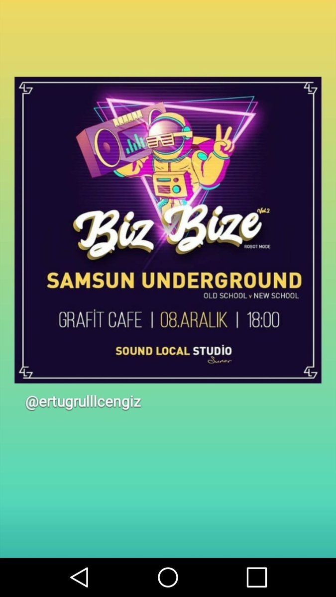 @isyankelertu @GokalpLoading 8 Aralık'ta rap partisinde bende oradayım.Kıyak iş olacak.😎