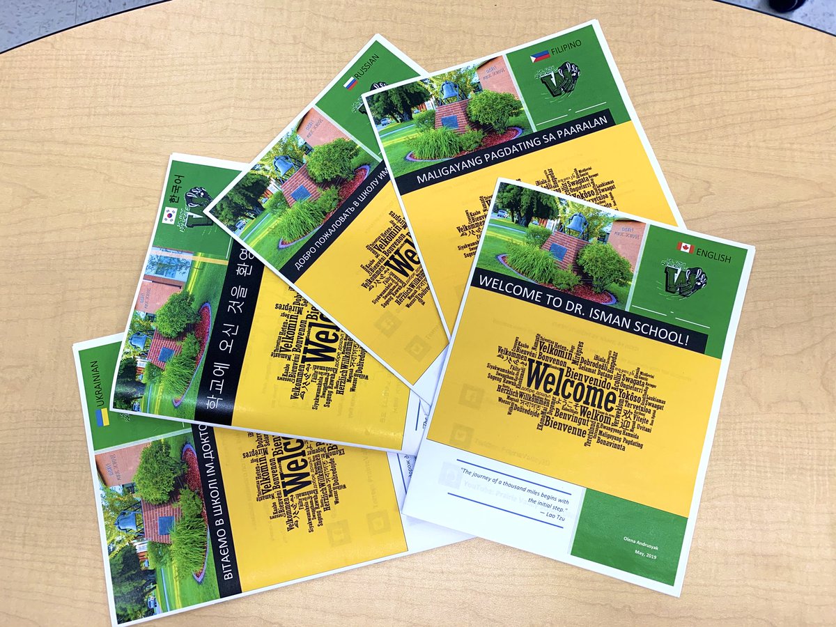 MrsAndrusyak's tweet photo. I am #PVSDProud for creating   Welcome Packages for EAL learners in simplified English, Ukrainian, Filipino, Korean, and Russian. Finally received a Korean version so the kit is ready to meet Dr.Isman EAL needs. Thank you ⁦@SOHL_SK⁩ for support! ⁦@PrairieValleySD⁩ https://t.co/k8DNCA1e6Y