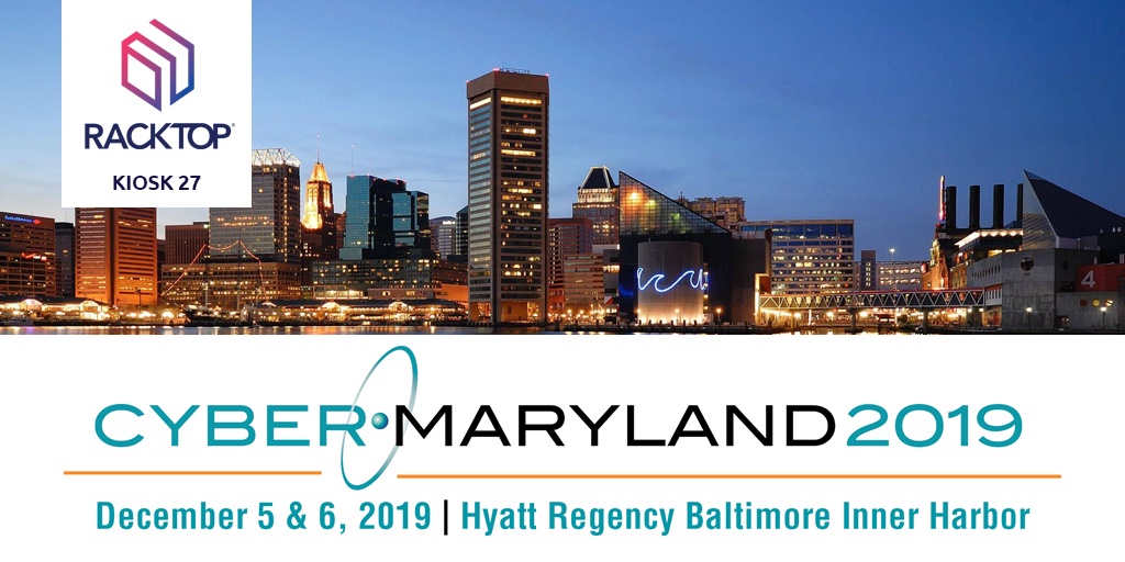 We're exhibiting the 2019 @CyberMaryland Conference in Baltimore, MD from December 5 - 6! Visit us in kiosk 27. #Cybermaryland19 #FBCInc #Baltimore #Cybersecurity racktopsystems.com/event/cybermd/