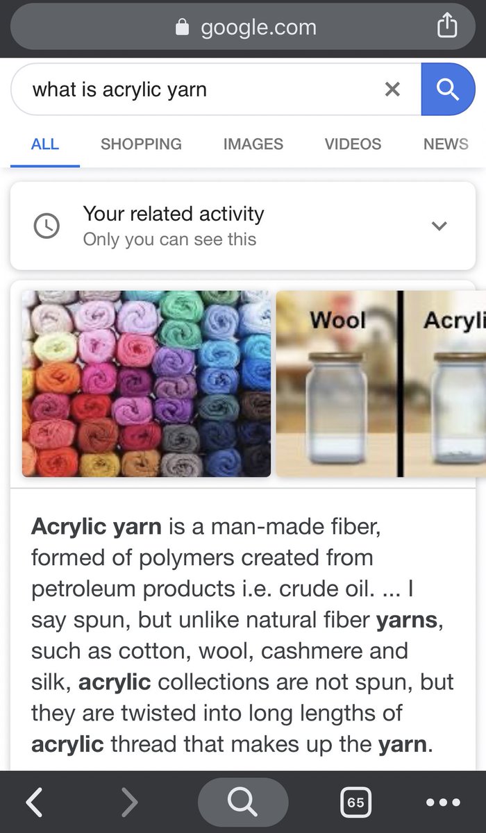 Back to sci-fi!you don’t necessarily need space sheep, or other natural materials, for your space knittingI mean, go to the craft store this instant, most of the yarn is acrylic (petroleum product)wouldn’t sci-fi ppl be able to make fibers out of garbage or oil, like we do?