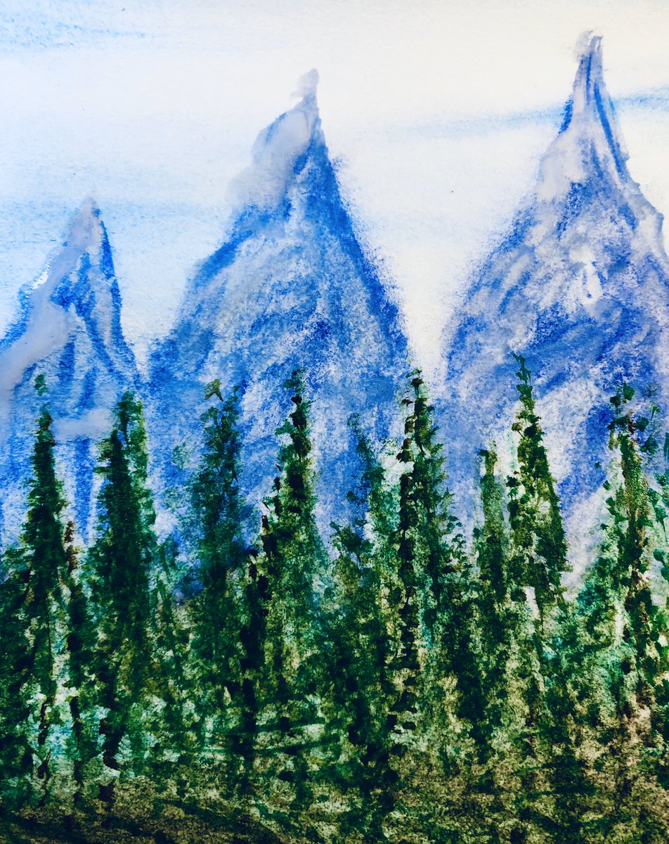 #doodlwashNovember2019
#doodlewashNovember2019FunThingstoDraw
Day 19: Mountains