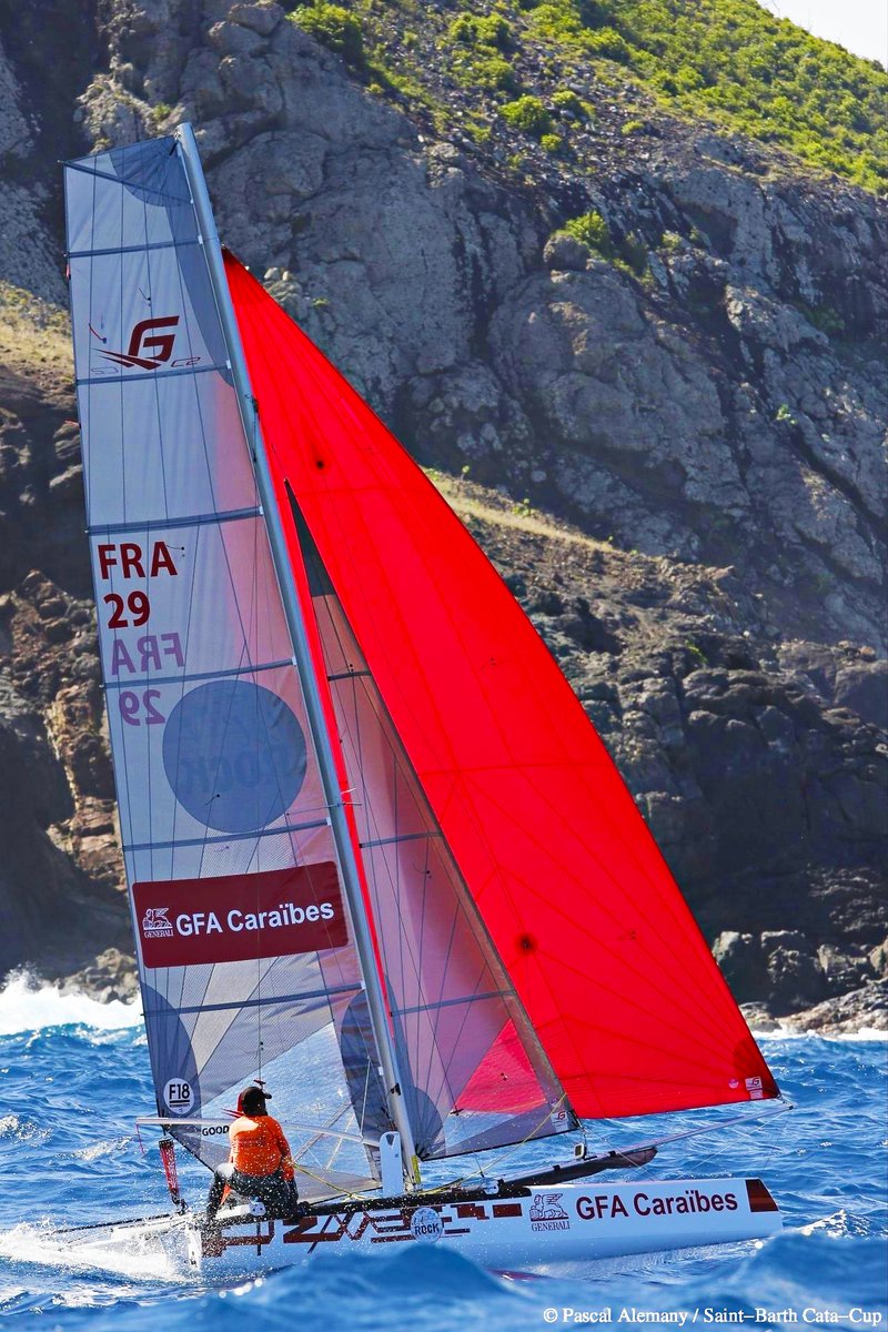 GFA_Caraibes's tweet photo. Notre équipage, composé de Nicolas GILET et Nicolas POIX #FRA29, se classe 11ème au classement général de la @stbarthcatacup 2019. 🤩 
#SaintBarth #Cata #F18  
Photos : © Michael Gramm - © Pascal Alemany https://t.co/8UVgzcG7xY