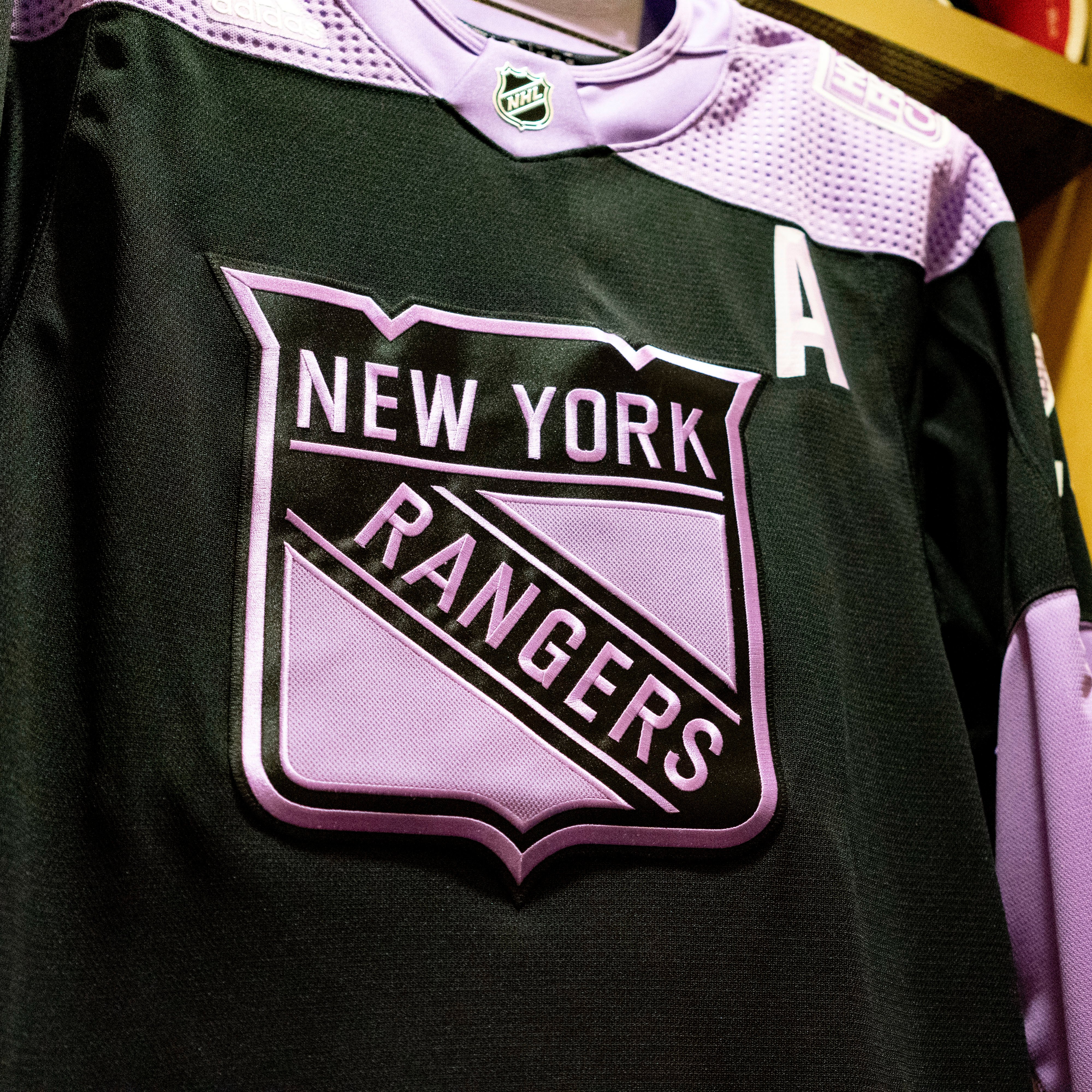 Hockey Fights Cancer Rangers Jersey