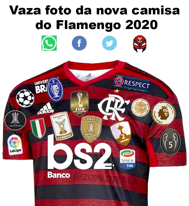 camisa flamengo hepta