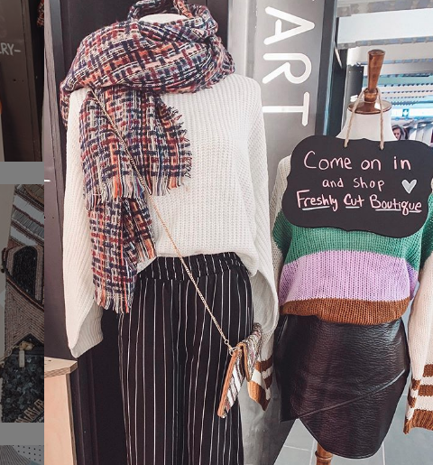 #SmallBusinessSaturday is around the corner &amp; what better way to celebrate than supporting #local small business owners like Emily, owner of Freshly Cut Boutique! Find beautiful, colorful, unique, pieces hand-picked by Emily herself when you #shoplocal here at #turnstylenyc ❤️