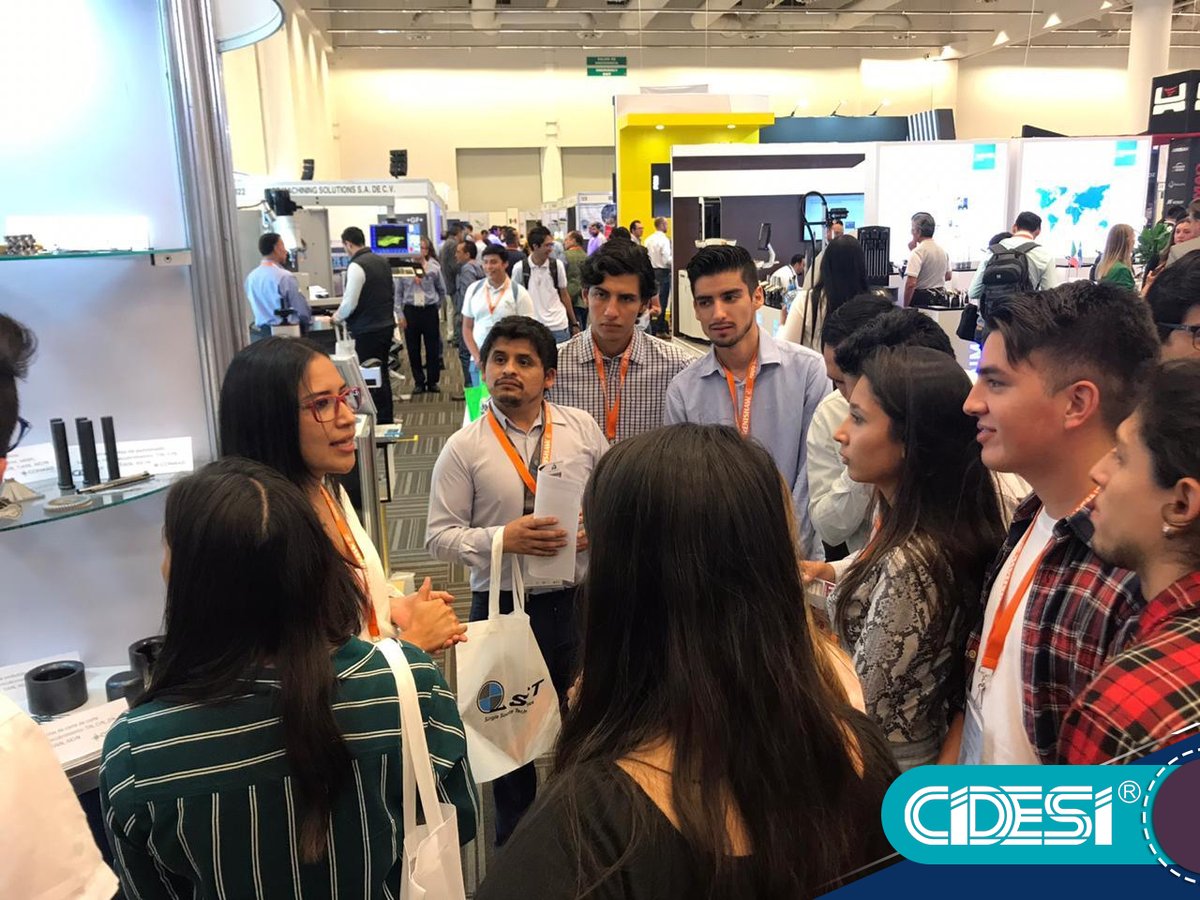 CIDESIMX's tweet photo. #CIDESI presente en la #ExpoMeximold 2019 en #Querétaro, dando a conocer el #CONMAD y sus capacidades en los temas de #Manufactura Aditiva e #Ingeniería de Superficies. #desarrollo #innovación #tecnología #ciencia #México https://t.co/GzNhy5vqRT