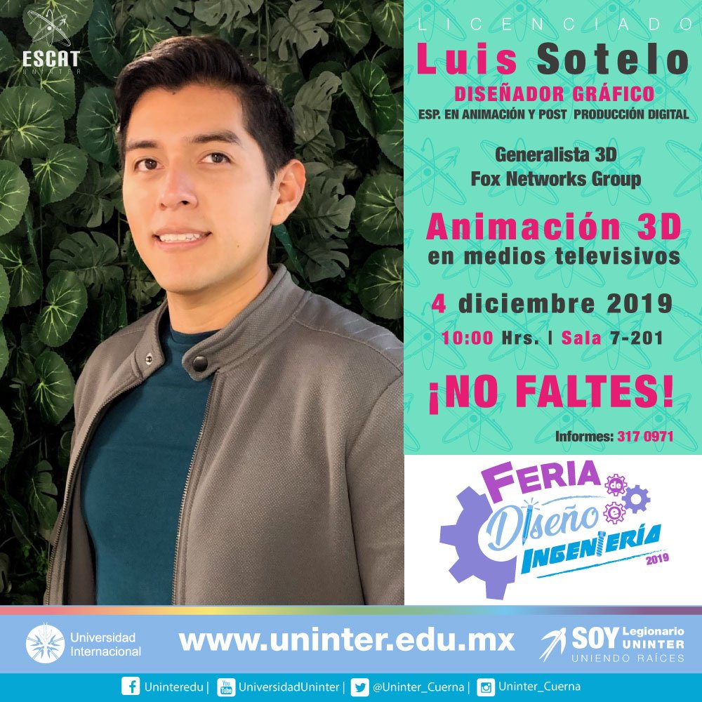 EscatUninter's tweet image. ¿Ya apartaste tu lugar? ¡No te puedes perder de esta conferencia!

Nos vemos este 4 de diciembre a las 10:00 a.m. 😉

#ESCAT #FeriaDI19 #OrgulloUninter #Conferencias #DiseñosUninter #ExpandeTuMundo con #Uninter #Cuernavaca