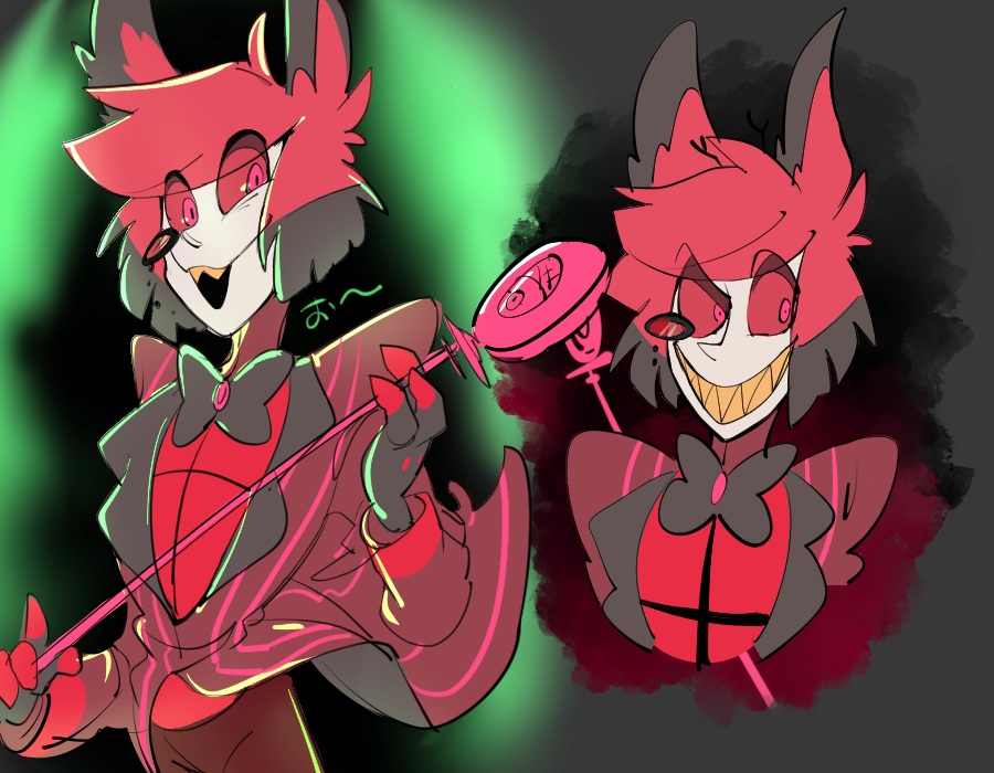 「Hazbin Hotel落書き 」|くがほたるのイラスト
