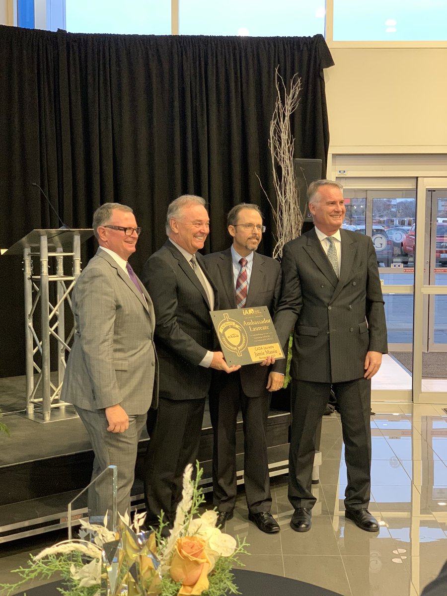 #JamieMassie <a href="/GeorgianGM/">Georgian Chevrolet</a> awarded Laureate Plaque by CADA <a href="/GM/">General Motors</a> a life time achievement