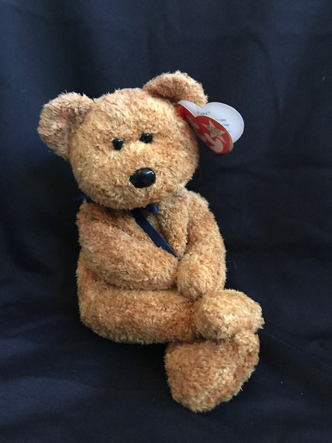 JENIEBUG76's tweet image. Beanie Baby Fuzz 1998, Rare, Retired tuppu.net/d1506987 #Etsy #Jeniebugs #PlushBear