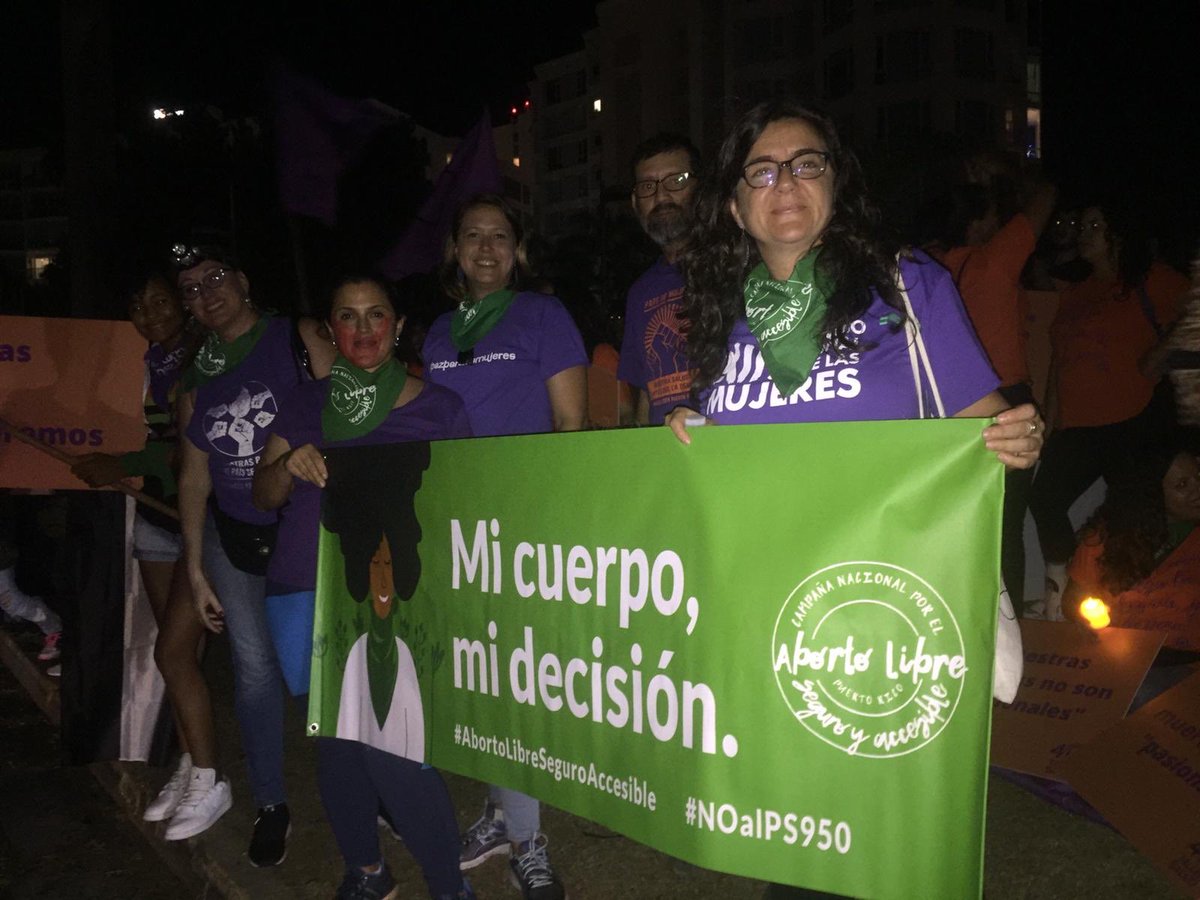 AbortoPr's tweet photo. #25NPR
#PazParaLasMujeres
#NoMasViolencias
#AbortoLibreSeguroAccesible https://t.co/m3tSn50qsQ