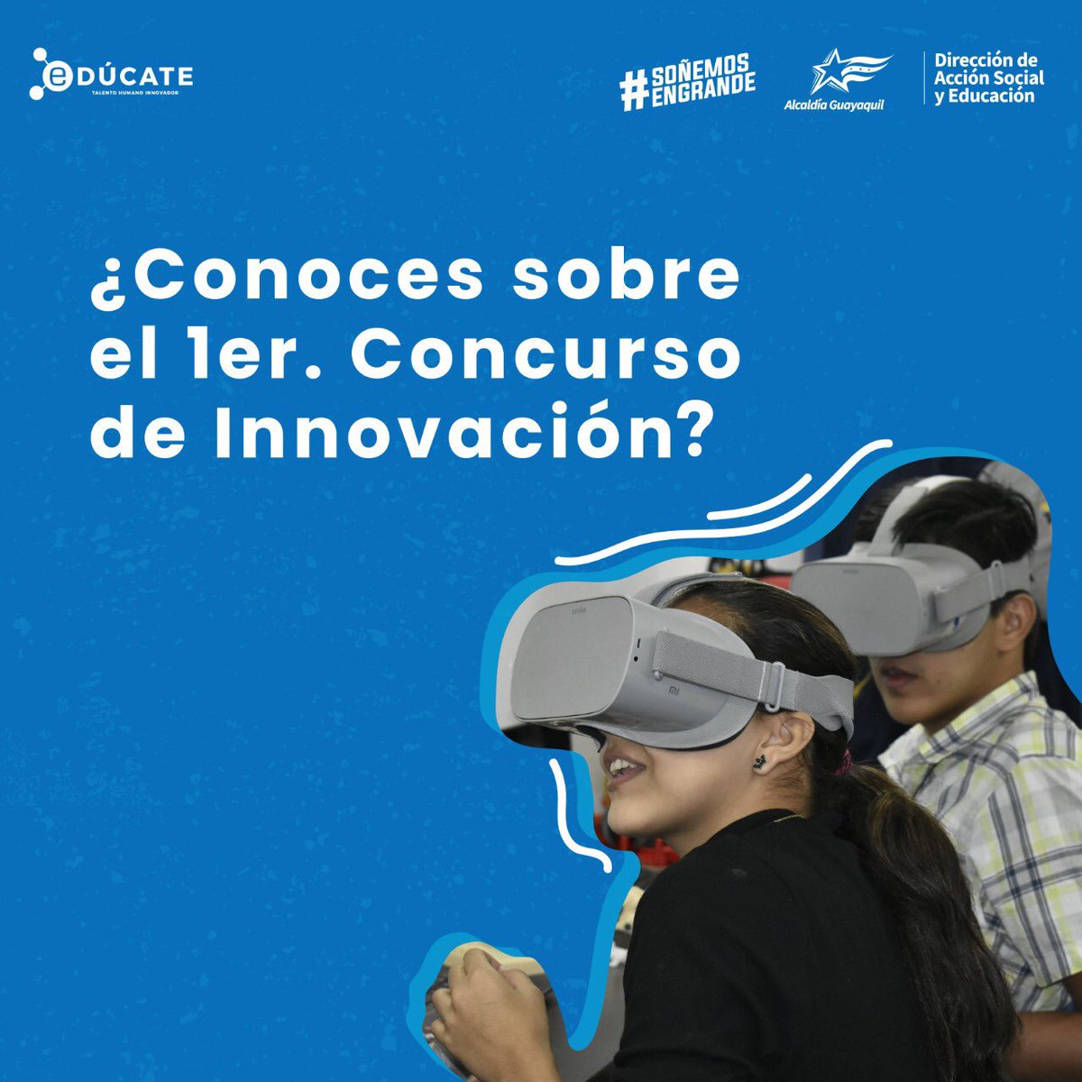 FEducate's tweet photo. ¡Se acerca nuestro 1er Concurso de Innovación!
Te invitamos a que seas parte de esta gran evento, un espacio donde conocerás las soluciones que nuestros niños del #PiensaIN han encontrado a las problemáticas de su comunidad 💯. https://t.co/5slaIxUBmt