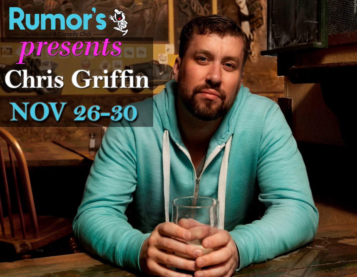 RumorsComedy's tweet image. THIS WEEK!
@Gristopher headlines Tues-Saturday
Such a positive and infectious comedian. You're guaranteed to have a good time!
tickets.rumorscomedyclub.com/event/-LpAbTA8…