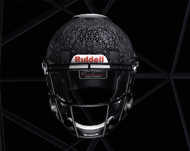 RiddellSports's tweet photo. The innovative #Diamond 3D printing process allows for a custom-tuned helmet platform for protection, fit and comfort. #ProtectItAll https://t.co/vEITcXR8I4