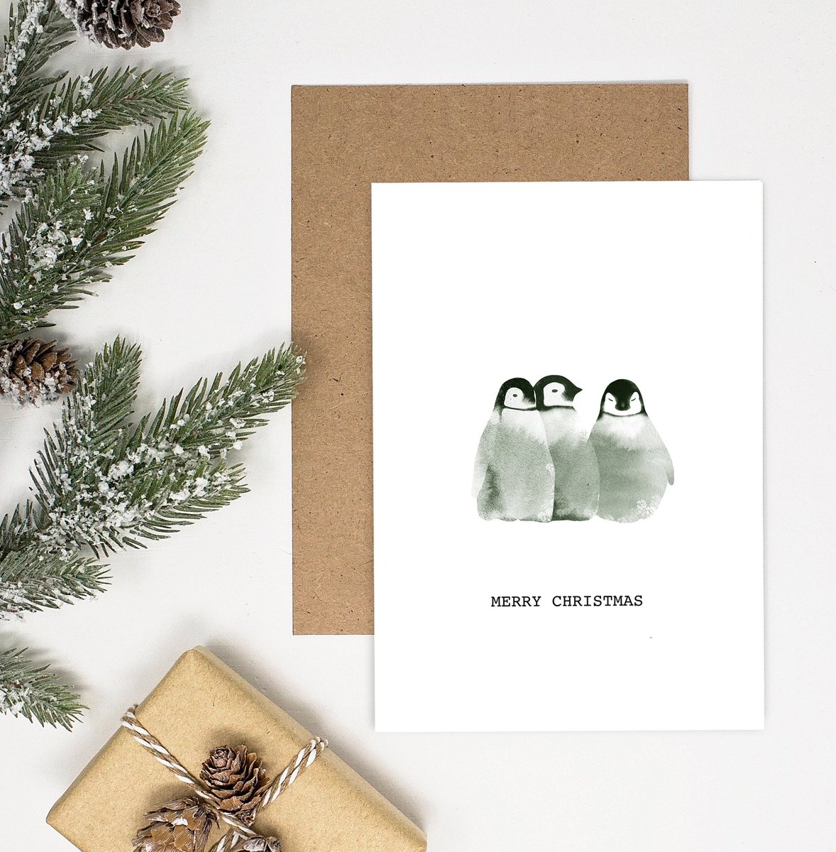 Here’s our new baby #penguin card which is available through our Etsy. #supportlocalBusiness