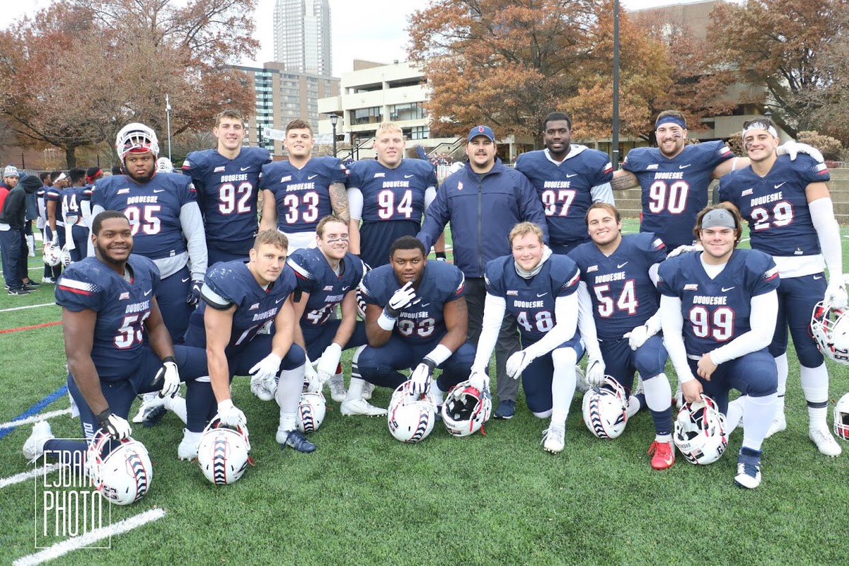 Absolutely love coaching these guys! These seniors were apart of special times on the bluff &amp; will be missed greatly! #DLDogs #FastPhysicalRelentless