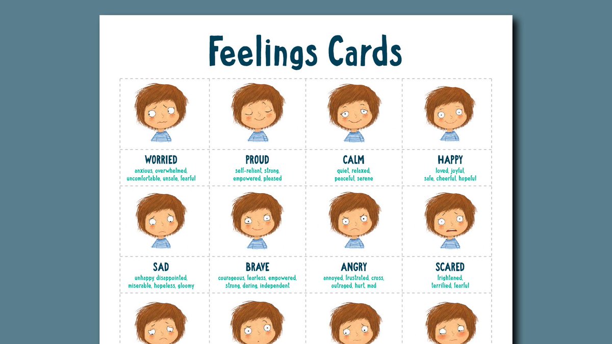 FREE printable poster - helpful for teaching children to recognise and communicate their own feelings as well as recognise and understand the feelings of others. 

DOWNLOAD from e2epublishing.info/posters

#educate2empower #childrensbooks #teachingresources #earlychildhood #free