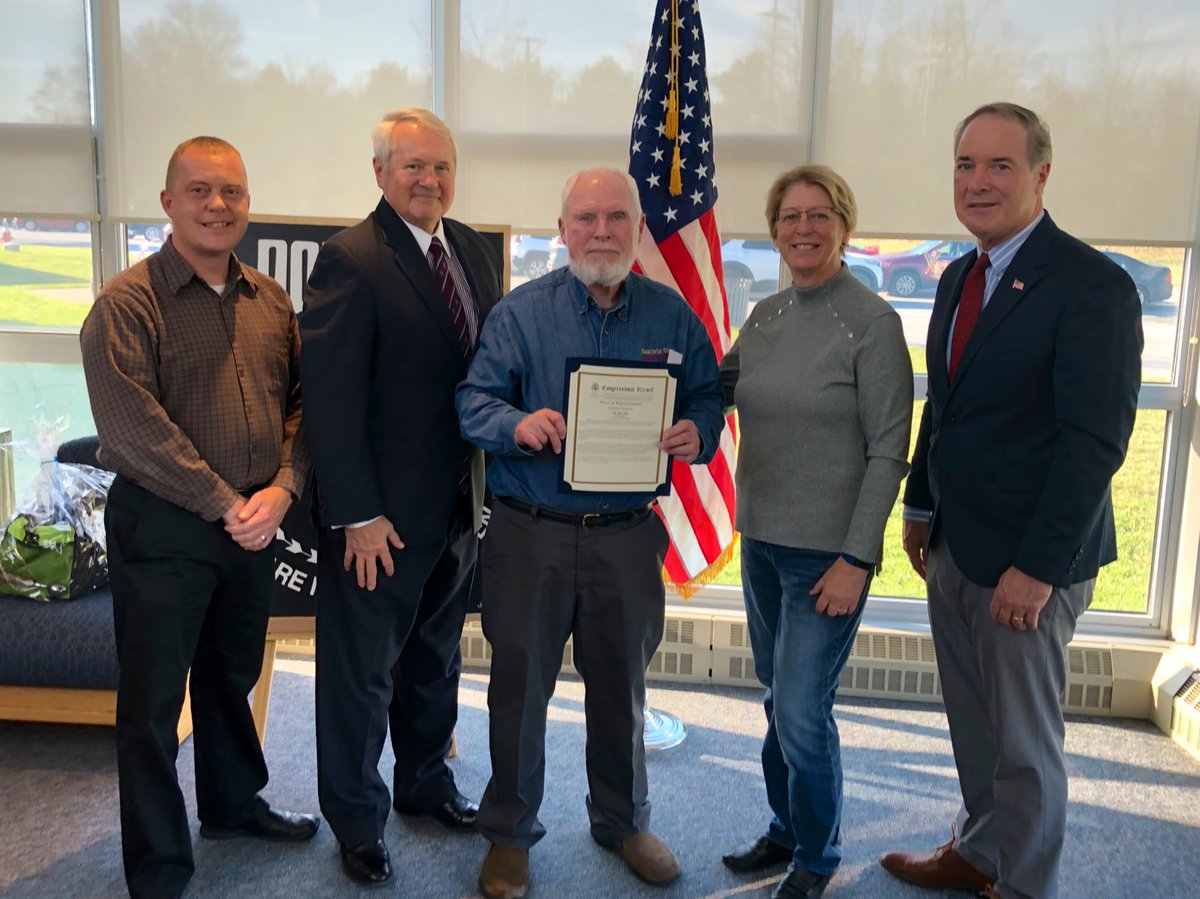 RepJohnJoyce's tweet image. It was my honor to recognize Tom Caulfield, the President/Director of @vci_inc in Johnstown, for his dedication and service to our region’s veterans.