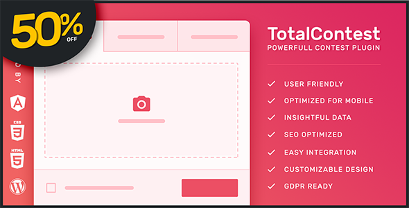 TotalSuite's tweet photo. SAVE BIG THIS WEEK! 50% OFF #TotalPoll #TotalContest #WordPress #BlackFriday2019 #CyberMonday2019
https://t.co/QtRIA0kdYn
https://t.co/n72N6k0hDU https://t.co/ZsvhXP3itI
