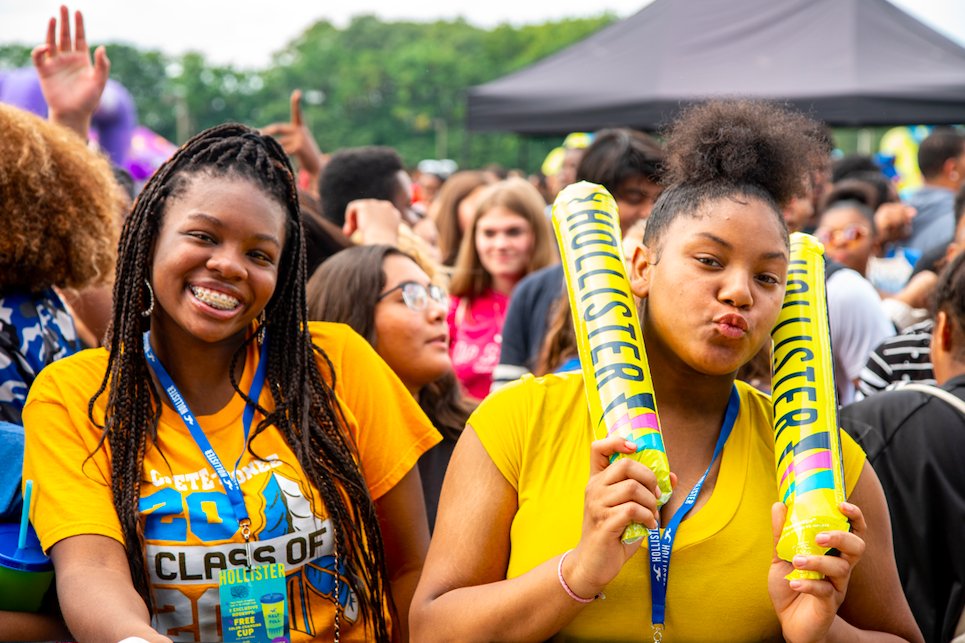 Crete-Monee Warriors! How much fun did you guys have when we took over your school? #cretemonee #chicago #musicfestival #bestdayever