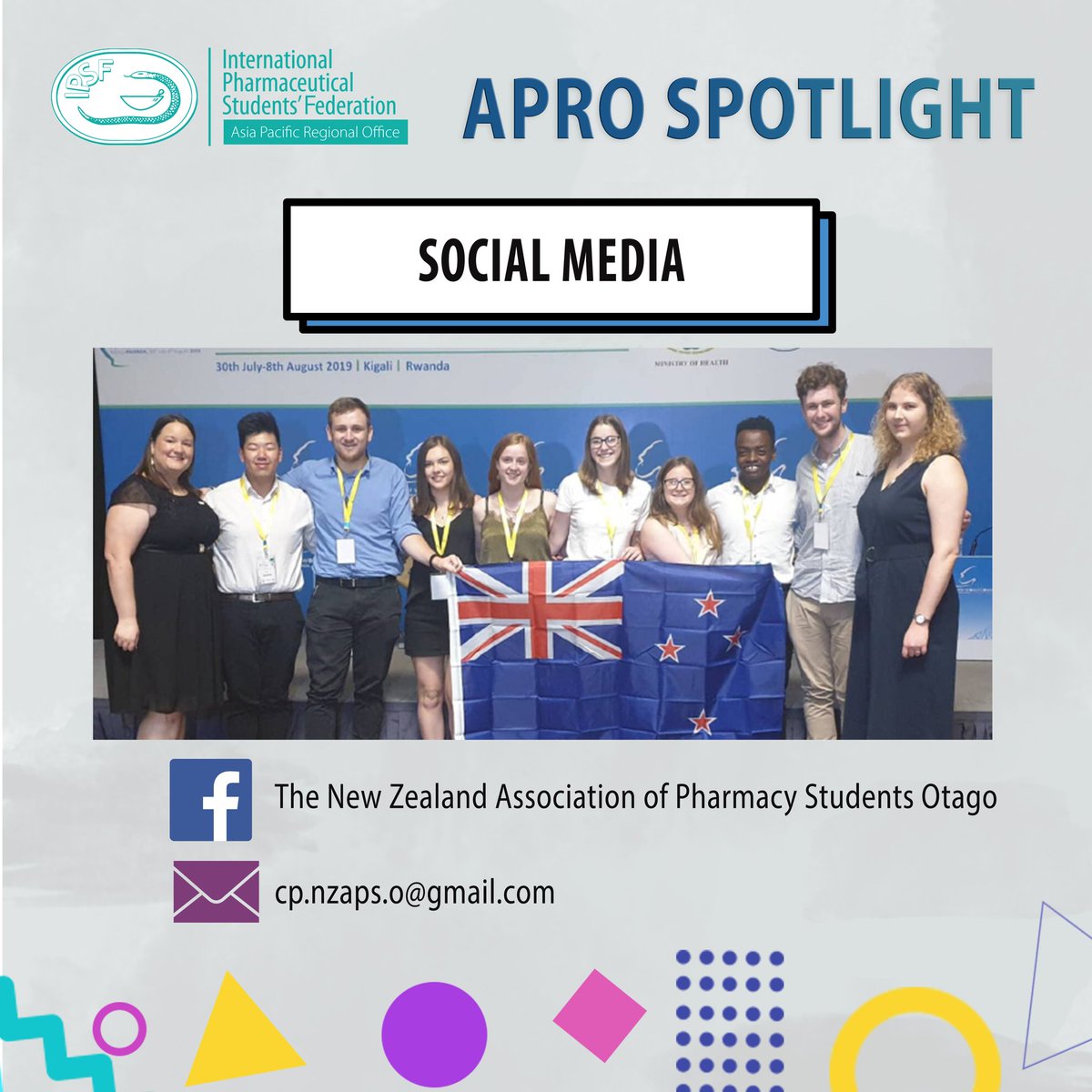 IPSFAPRO's tweet photo. NZAPS-O is involved in IPSF campaigns such as the Vampire Cup as well hosting a patient counselling event for students to further their clinical and professional knowledge and skills.

#APROSPOTLIGHT  #MemberOrganisationBranding 
#NZAPS-ONewZealand #IPSFAPRO 
#IPSForg https://t.co/7qJFLw0rcm