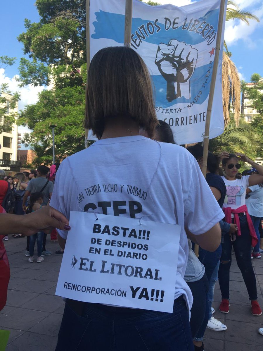 Trabajadoras y trabajadores de El Litoral tweet media