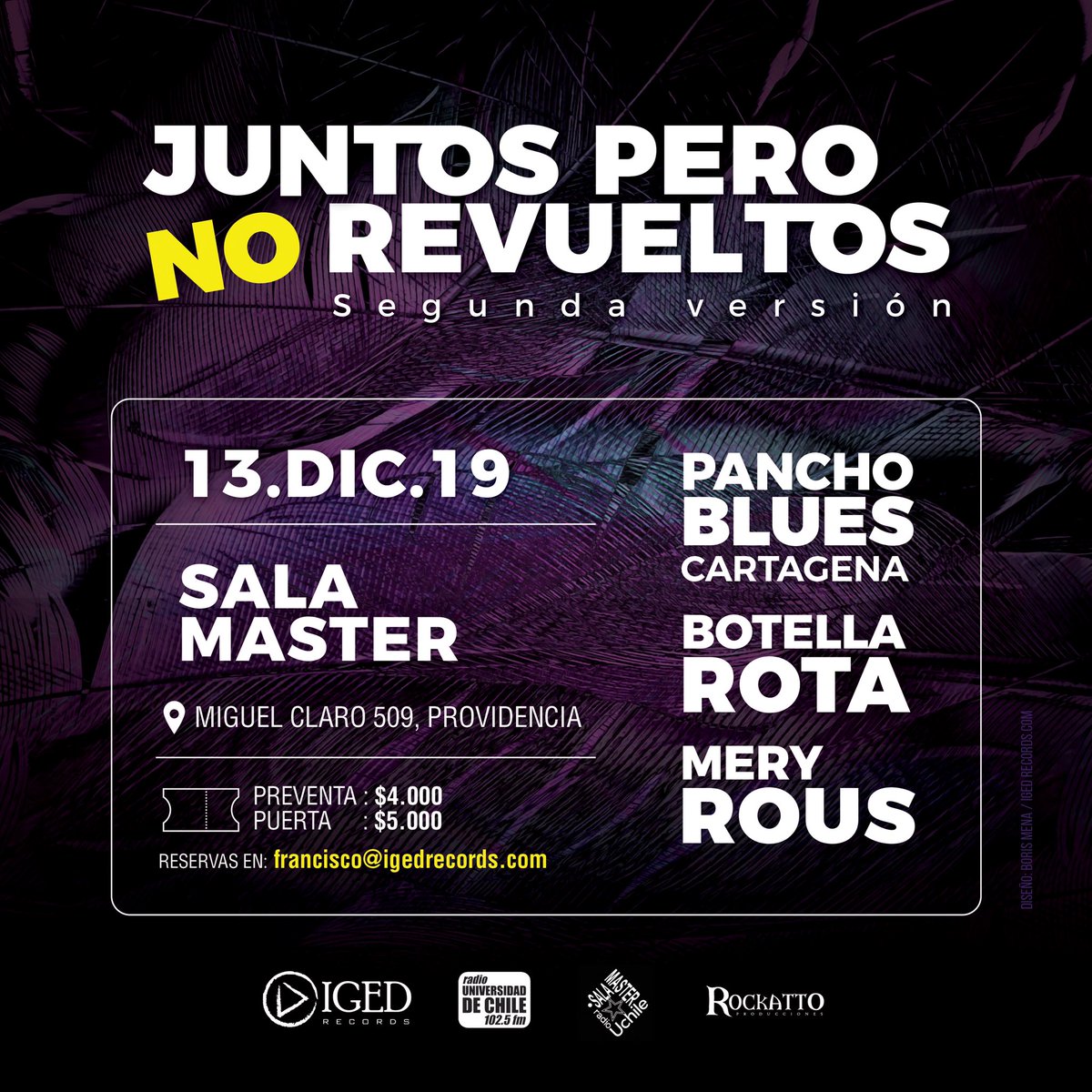 pancho_blues's tweet photo. Llego la hora chicos 13 de diciembre a las 7 de la tarde un honor, un placer compartir escenario con estos muchachos y muchachas que están dejando la pata donde tocan.. nos vemos en la sala master... buena semana y orgasmos para todos... https://t.co/1EHWSLbTx2