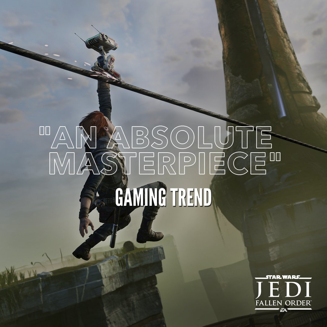 Critics and fans agree: #JediFallenOrder is the game to play!
