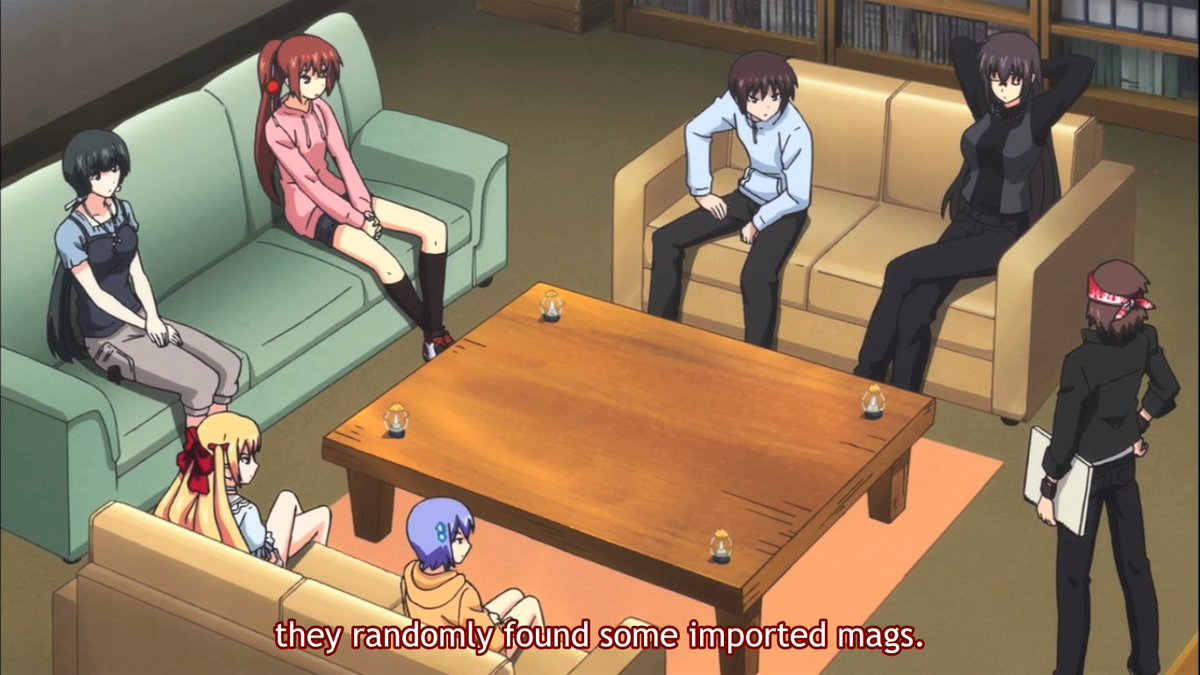 Right-leaning people: "Anime is apolitical."Majikoi (yes, really, again):