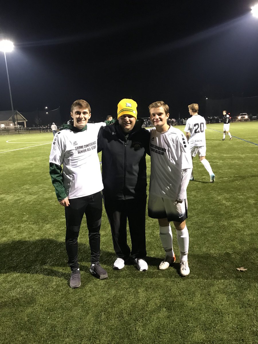 Great night to honor two senior all stars!!! Congrats Dan and Joe on making the Shore Confernce Ocean County All-Star Team #stangssoccer