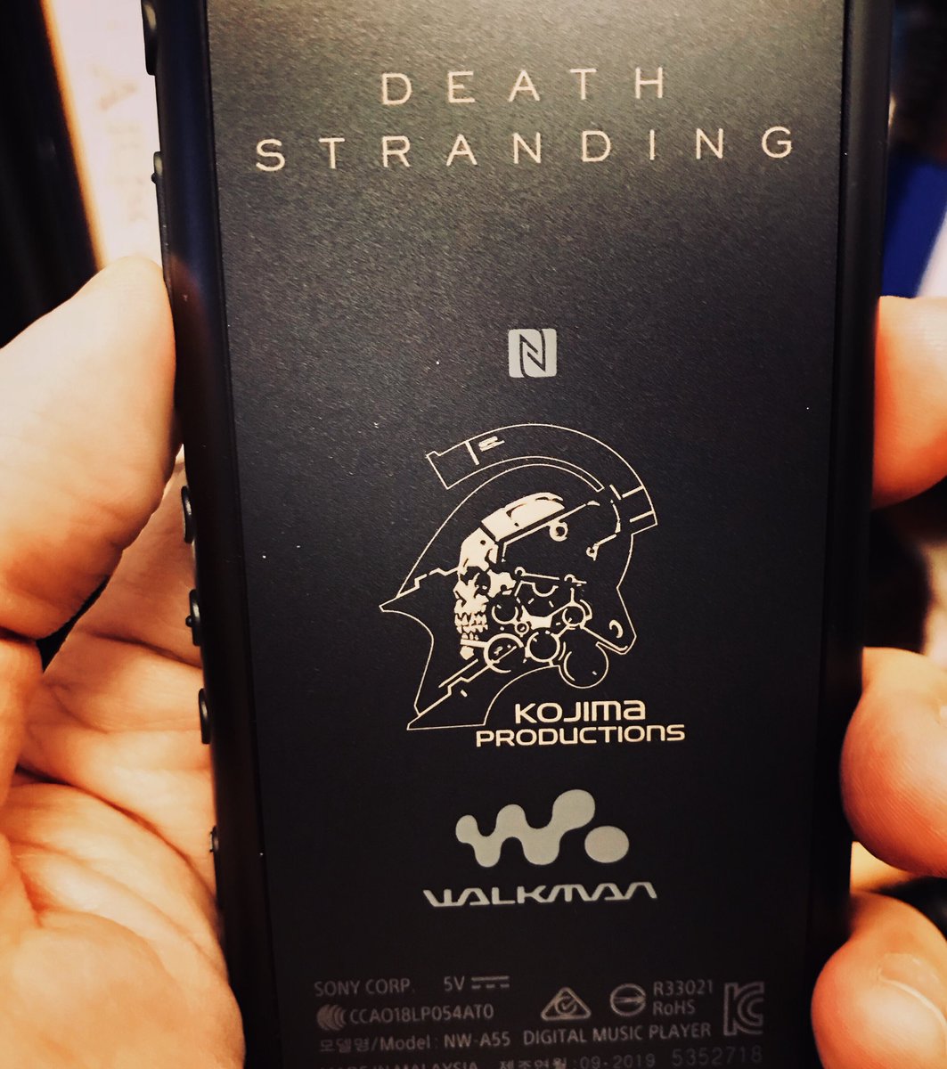 ポータブルプレーヤー SONY NW-A55 DEATH STRANDING 16GB ポータブルプレーヤー SONY NW-A55 DEATH STRANDING 16GB SONY