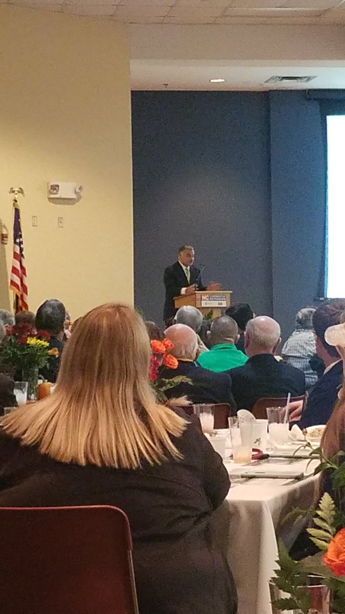 bdbatten's tweet photo. We are lucky to have farm radio broadcasting legend @maxarmstrong speaking at the farm city week banquet tonight in Johnston County. #JoCoGrows https://t.co/wmuJnChAjP