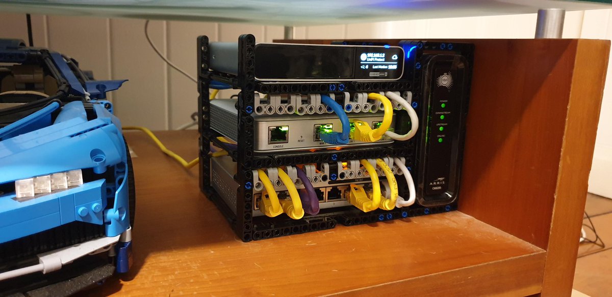 CaNerdIan's tweet image. This LEGO rack is next level.