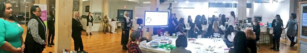 Lean4Flourish's tweet photo. Pleasure to be hearing the inspiring stories of some many diverse feminist entrepreneurs and leaders at the excellent @LiisBethHQ year end "hopes, dreams &amp; resistance reception" hosted by @MarcatusQED -  inspiring to be part of this growing community and movement https://t.co/rjSOlwVXYU
