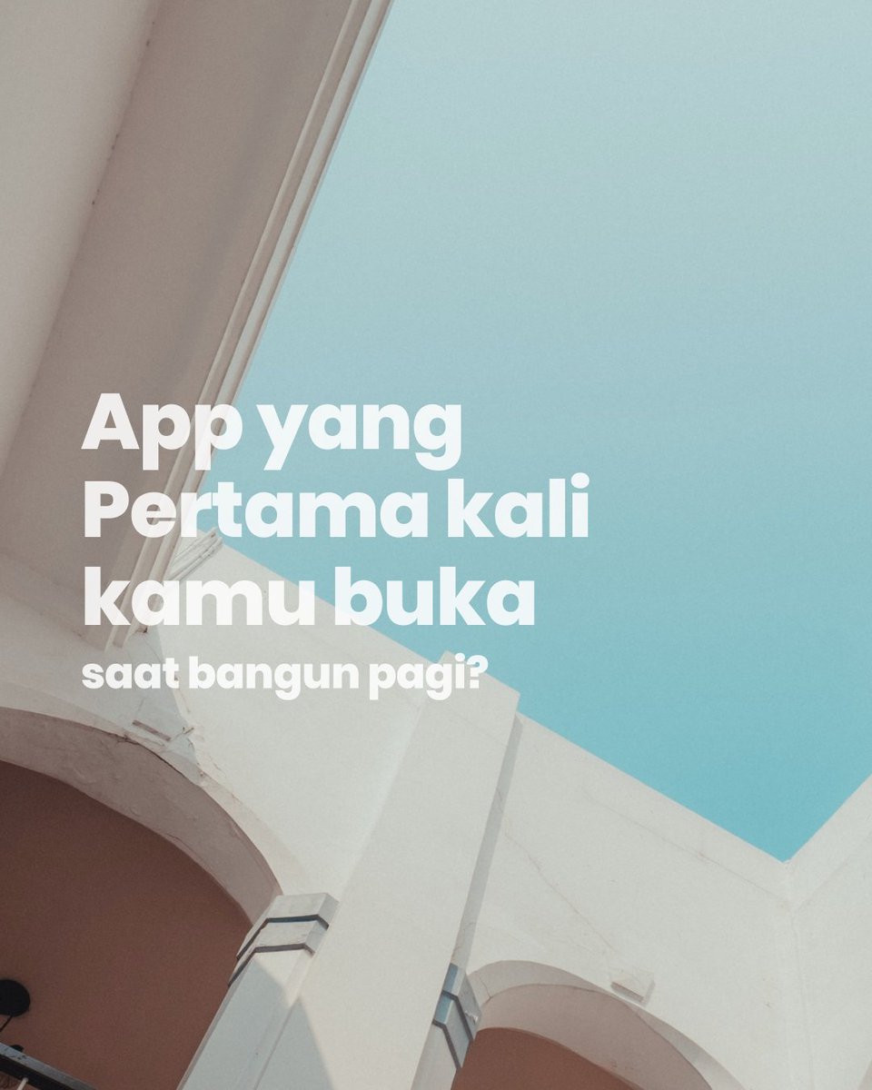Nanya dong, app apa yang pertama kali kamu buka saat bangun pagi? 😁⁠
⁠
Instagram? Whatsapp? Email? Facebook?⁠ Twitter?⁠
.⁠
.⁠
.⁠
.⁠
.⁠
#nanyadong #question #answer #skyporn #cloudporn #skylovers #sunrise #cloud #bluesky #skyline #water #horizon #sunshine #weather