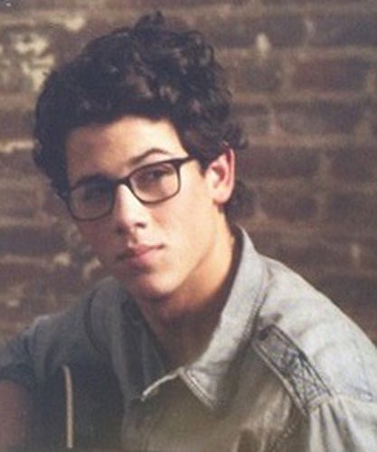 Nick Jonas in glasses