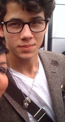 Nick Jonas in glasses