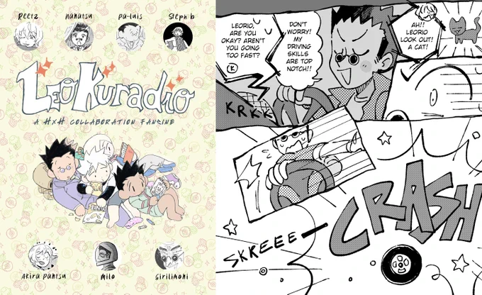 I got to be involved in @pa__luis ' rly cute, 60pg LeoKuradio zine!! all the artists created something really fun, and I'm happy to share a small sneak peek of mine :3c info here: https://t.co/KJTgfK4OMY to preorder a copy/PDF by Dec 5th!! 