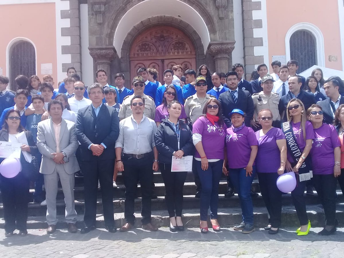 Tp_Conocoto's tweet photo. Luchar por la erradicación de la violencia contra la Mujer es tarea de todos, por ello en #Conocoto de realizó el intercolegial Yo Vivo Sin Violencia

En conmemoración al #25DeNoviembre para atraer la atención de los jóvenes y luchar
#JuntosContraLaViolencia https://t.co/2HimPwXIyK