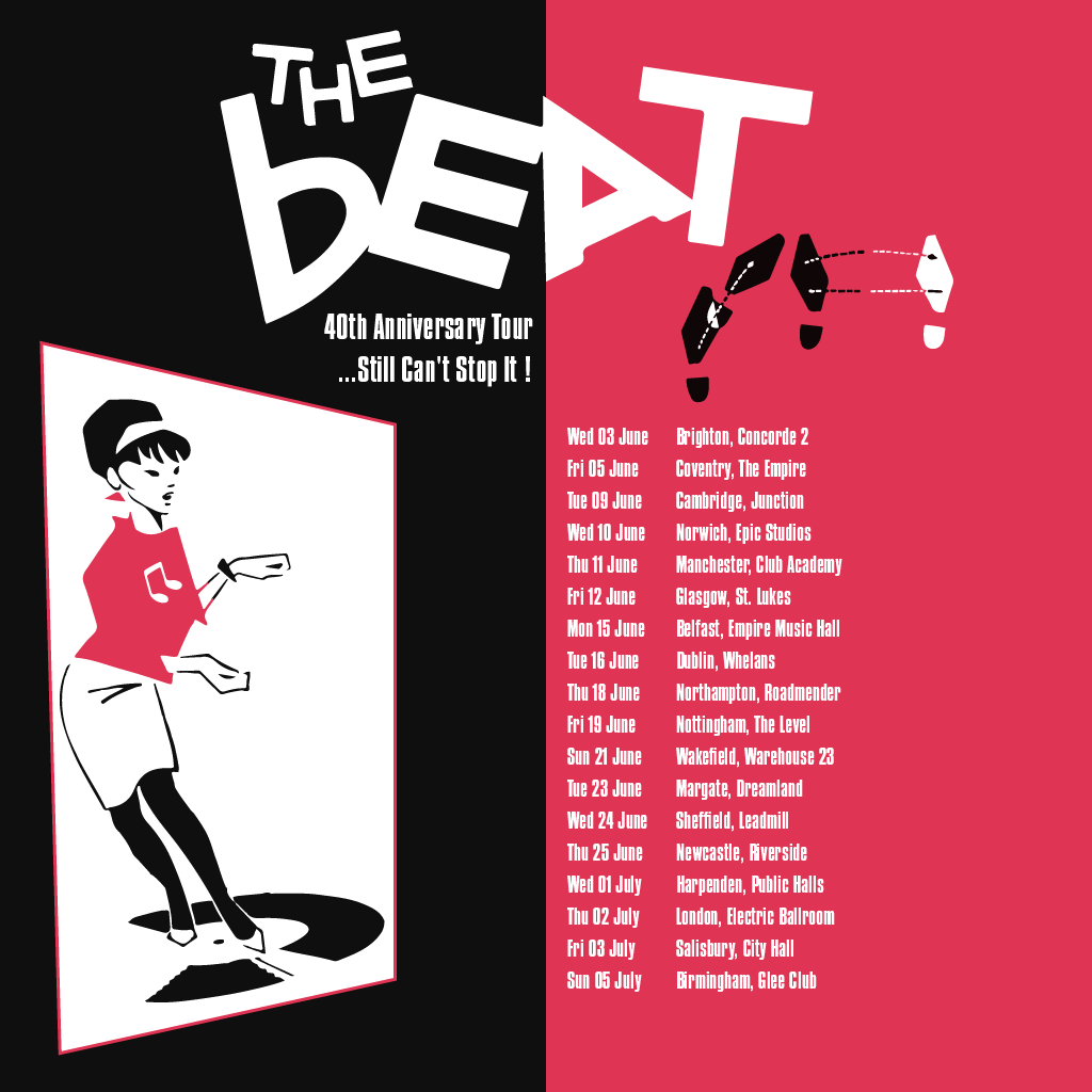 TheEnglishBeat's tweet photo. Very excited to announce our upcoming #UKTOUR #2020 to celebrate the #40thANNIVERSARY of #TheBeat!!
#HowCanYouStandThere folx? Tickets on sale TODAY!!
#ska #2Tone #punkyreggae #danceparty #80s
LINK: https://t.co/Ox2D2ngfLF https://t.co/63UnpkoYJw