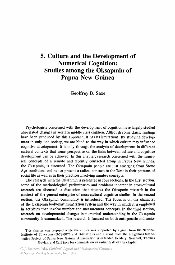 zippyman818's tweet photo. @matthew_d_green "Culture and the Development of Numerical Cognition: Studies among the Oksapmin of Papua New Guinea." #Base27 #StoneAge #Maths https://t.co/KJKb9QV3Ot