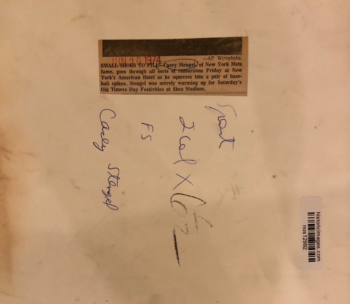 19/19 If you made it this far, here are 2 fun ones from the same purchase to end on, notwithstanding the mournful reverence of the photo that started this ... "regular guy" Dick Nixon at the ballpark (paging  @leoncrawl), and Casey Stengel pulling on his shoes at Old Timers Day.