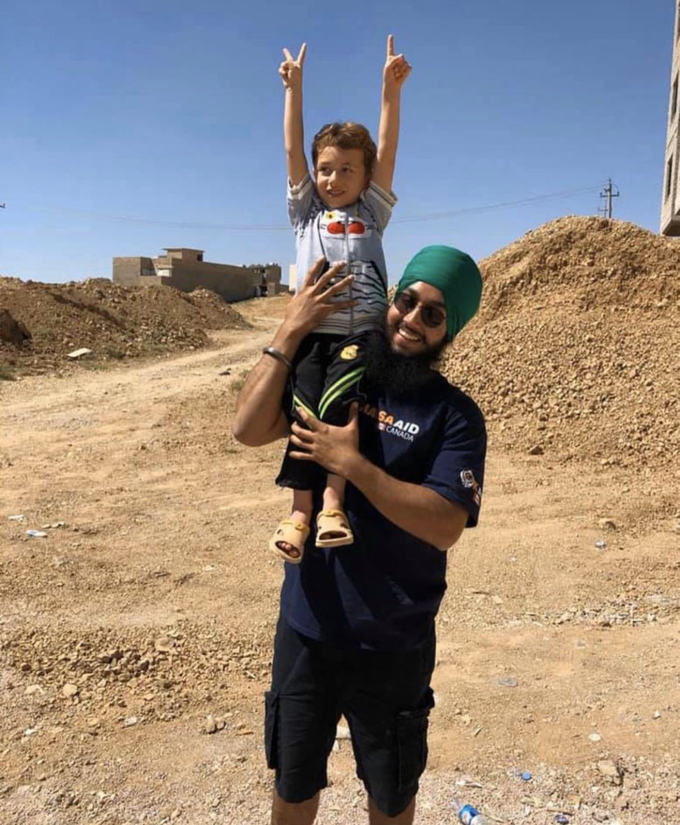 7. A number of former students have led Khalsa Aid projects abroad.
