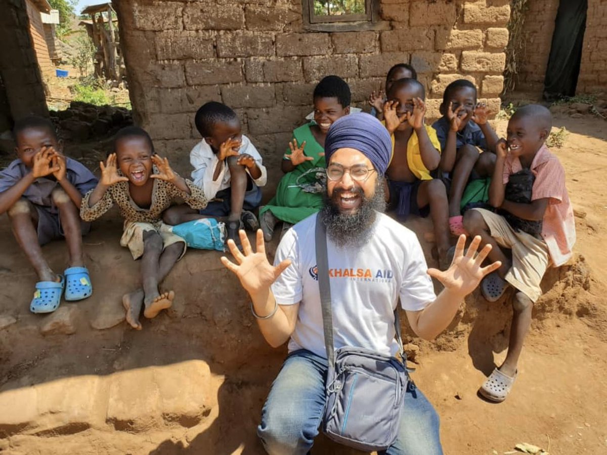 7. A number of former students have led Khalsa Aid projects abroad.
